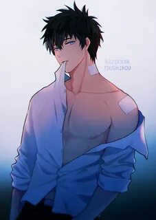 赤 丸 ɴɪɴᴇ¹⁰⁰⁵ on Twitter Hot anime boy, Shirtless anime boys,