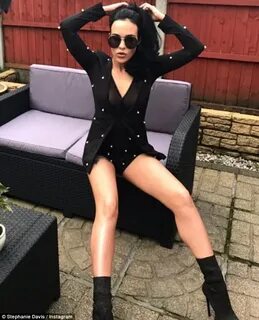 Stephanie Davis posts leggy Instagram snap