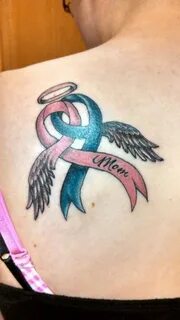 53 ideas tattoo heart mom cancer ribbons Cancer tattoos, Pur