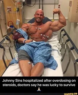 Johnny Sins hospitalized after overdosing on steroids, docto