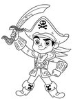 Раскраски Джейк и пираты Нетландии- детские раскраски распеч