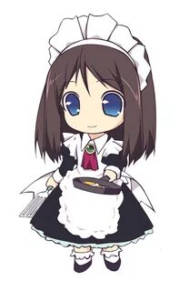 Safebooru - 1girl chibi highres maid murakami suigun solo 20