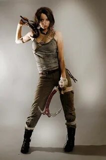 Alexa Karii Cosplays All The Characters Lara croft costume, 