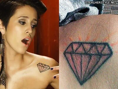 DEV Pink Diamond Chest Tattoo Steal Her Style