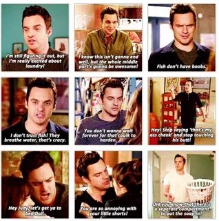 Nick Miller New girl quotes, New girl memes, New girl nick a