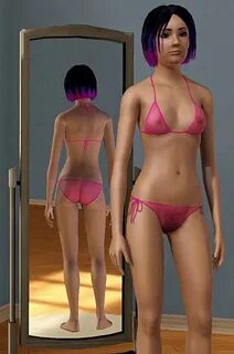 Скачать Sims 3 "Полупрозрачное бикини "Female Transparent Bi