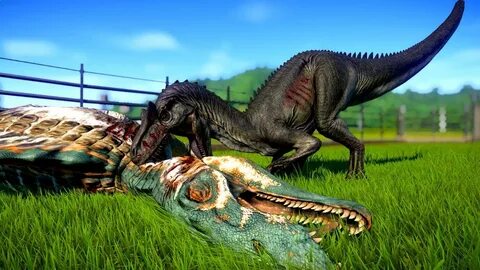 Allosaurus vs Spinosaurus, Baryonyx, Indoraptor, T Rex, Giga