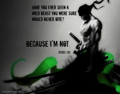 One Piece Quotes Zoro