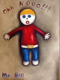 Mr. Bill Painting by Leah Saulnier The Painting Maniac Pixel