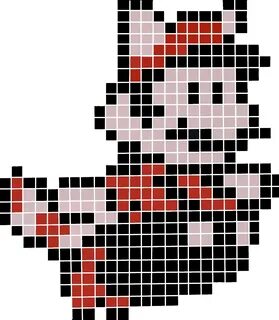 mario pixel art with grid pixel art grid gallery