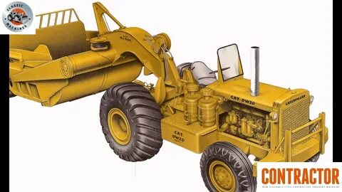 Classic Earthmovers: The Caterpillar DW-20 motorscraper - Yo