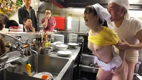 Mimi Asuka fucked in a restaurant in public - PornTube69.Net