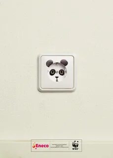 WWF и Eneco сделали панду из розетки