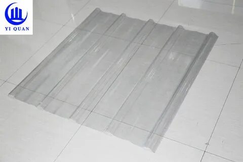 FRP Sun Translucent Corrugated Roofing Sheets / Corrugated C