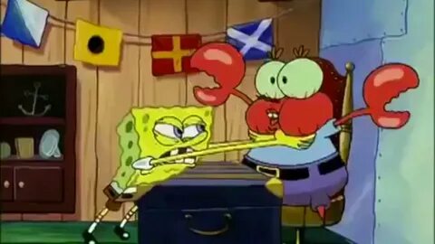 Spongebob yells at Mr. Krabs for 43 minutes - YouTube