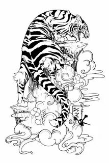 Tiger Henna Tattoo Design Tiger tattoo design, Japanese tige