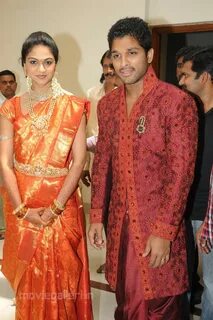 Allu Arjun Sneha Reddy Marriage Reception Photos Gallery Sti