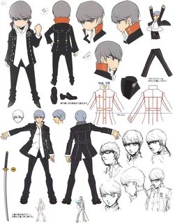 Persona 4 - Yu Narukami Persona, Persona q, Character design