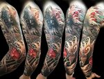Get 22+ Japanese Dragon Koi Fish Sleeve Tattoos