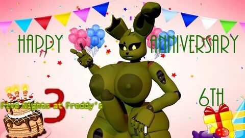 🔞 Darky_C4D 🔞 sur Twitter : "Happy 6th Anniversary FNaF 3 🎉 