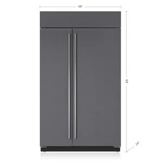 Sub- Zero BI-48S/O 48" Classic Side-by-Side Refrigerator/Fre