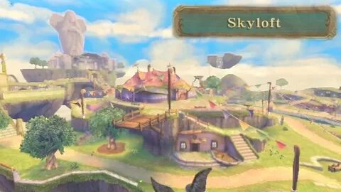 Skyward Sword Cutscenes: Skyloft - YouTube