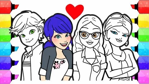 Miraculous Ladybug Coloring Pages How to Draw and Color Lady