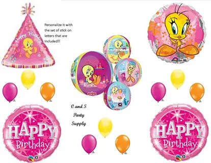 ON SALE Sylvester Tweety Bird Looney Tunes Balloon bouquet 1