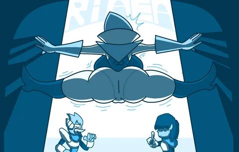 berdly, kris (deltarune), deltarune, big ass, blue scales, deltarune chapte...