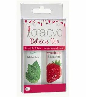 Oralove Delicious Duo Strawberry and Mint by Doc Johnson