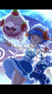 Miette performing Pokemon, Pokémon heroes, Pokemon kalos