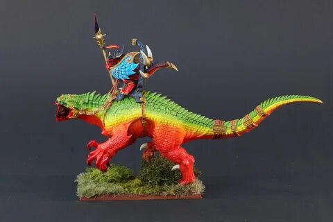 Saurian Warlord on Carnosaur - Gallery - The 9th Age