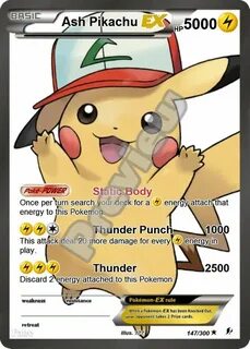 Ash Pikachu Gx Gmax Vmax Gigantamax Ex Pokemon Card Etsy Pok