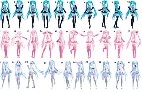 Poses on Miku-Miku-Mart - DeviantArt