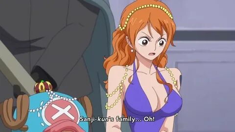 nami's face realising sanji's family is rich as f**k One Pie