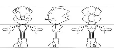 Toei Sonic 3D Model Ref Sheet by tripplejaz on DeviantArt