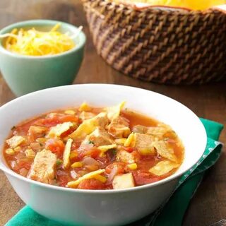 Southwestern Chicken Tortilla Soup Recipe Food recipes, Chic