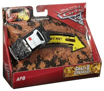 Disney Pixar Cars 3 Crazy 8 Crashers APB Vehicle Mattel DYB0