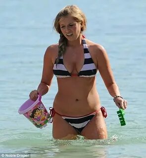 71 Degrees North star Brooke Kinsella looks buoyant as she w