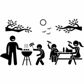 Activity, bbq, family, garden, outdoor, park, picnic icon - 