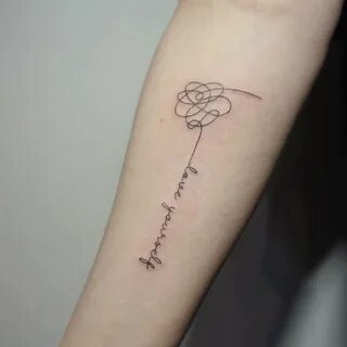 I've decided to get a LY inspired tattoo (small). ARMY help 