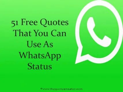 51 Free Quotes For WhatsApp Status Whatsapp status quotes, B