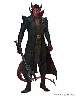 Jetpack7 on Twitter: "D&D Monster of the Day: Tiefling Male 