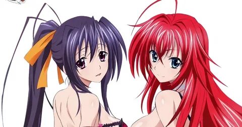 Highschool DxD:Rias Gremory Himejima Akeno Hyper Echiii Pantsu Undresing Re...