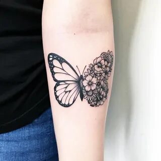 Half Butterfly Tattoo * Arm Tattoo Sites