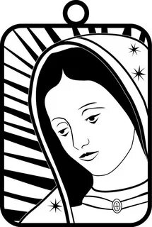 Virgin Mary SVG Free