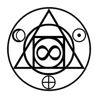 Алхимические знаки, философский камень и круги преобразовани