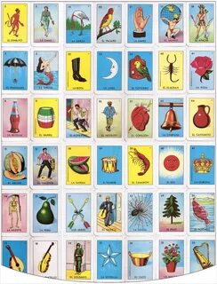 Loteria Bottle deck of 54 BIG Images Mexican Bingo Deck Toys