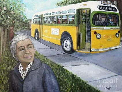 Rosa Parks Painting by Reb Frost Pixels