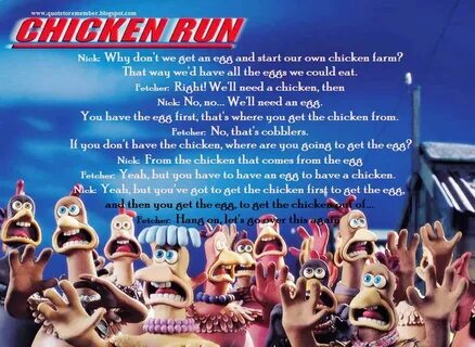 Quote to Remember: CHICKEN RUN 2000